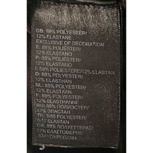 The North Face Black & White Logo Fitted Training Leggings Women's Medium - Picture 7 of 7